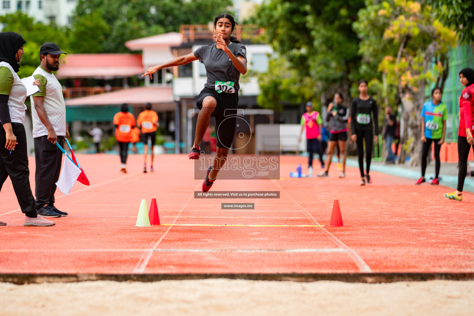 Day 2 of National Athletics Championship 2023 was held in Ekuveni Track at Male', Maldives on Friday, 24th November 2023. Photos: Hassan Simah / images.mv