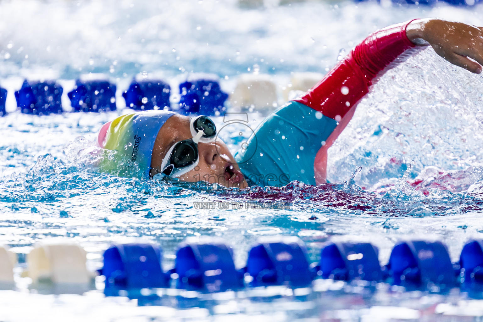 Day 3 of 20th BMLInter-school Swimming Competition 2024 held in Hulhumale', Maldives on Monday, 14th October 2024. Photos: Nausham Waheed / images.mv