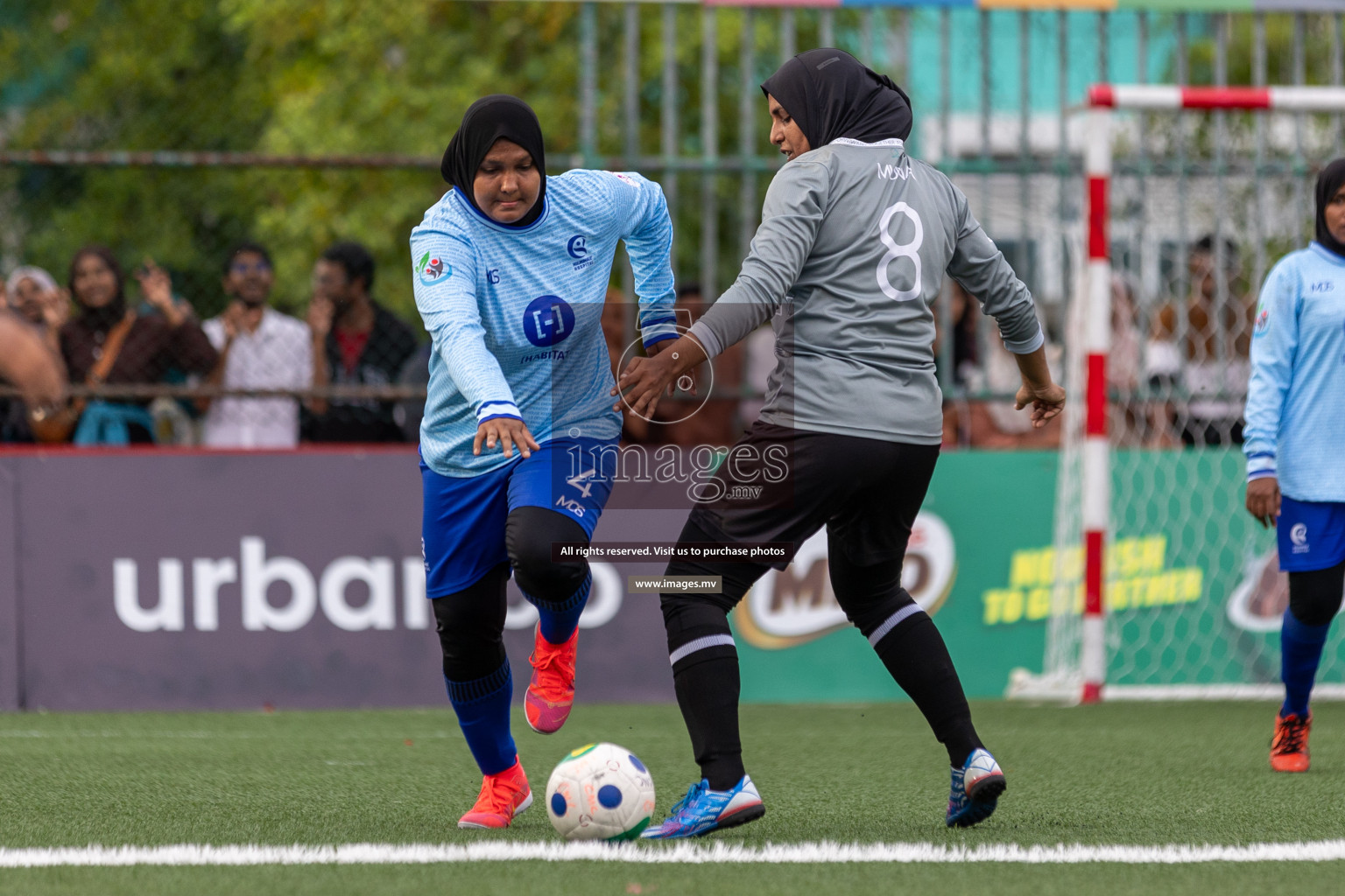 Hulhumale Hospital vs MIRA SC in 18/30 Futsal Fiesta Classic 2023 held in Hulhumale, Maldives, on Friday, 21st July 2023 Photos: Mohamed Mahfooz Moosa / images.mv