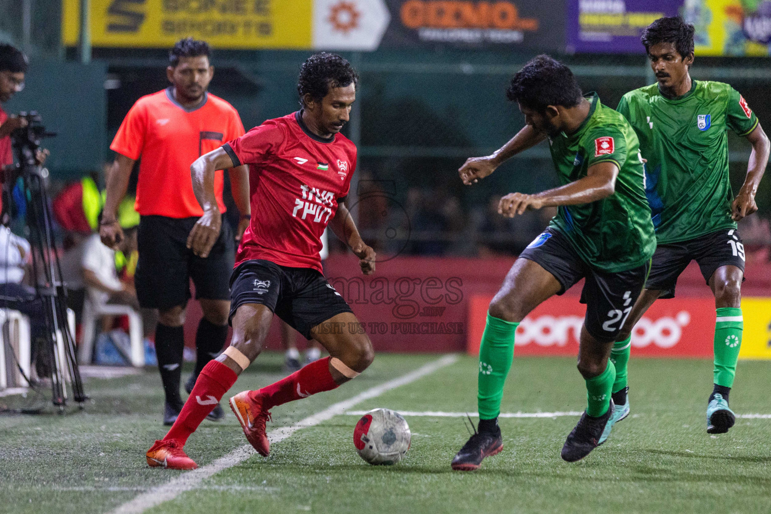 HDh Hanimaadhoo vs HDh Makunudhoo in Day 10 of Golden Futsal Challenge 2024 was held on Tuesday, 23rd January 2024, in Hulhumale', Maldives Photos: Nausham Waheed / images.mv