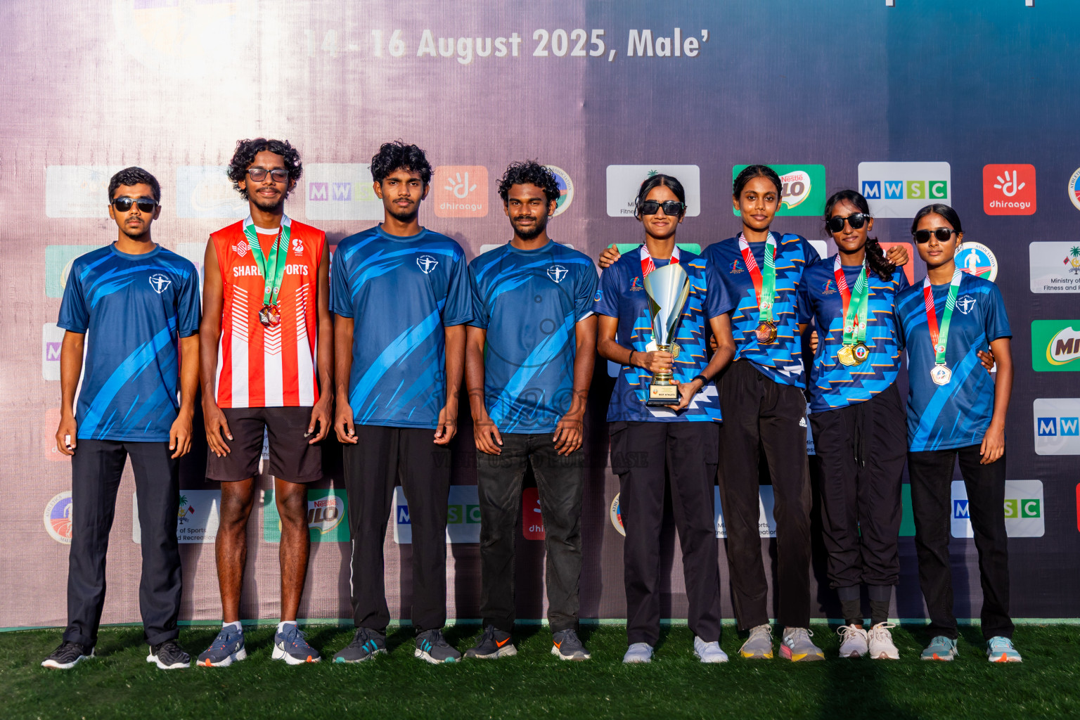 Day 3 of National Athletics Championship 2025 was held at Ekuveni Running Ground in Male', Maldives on Saturday, 16th August 2025. Photos: Nausham Waheed / images.mv