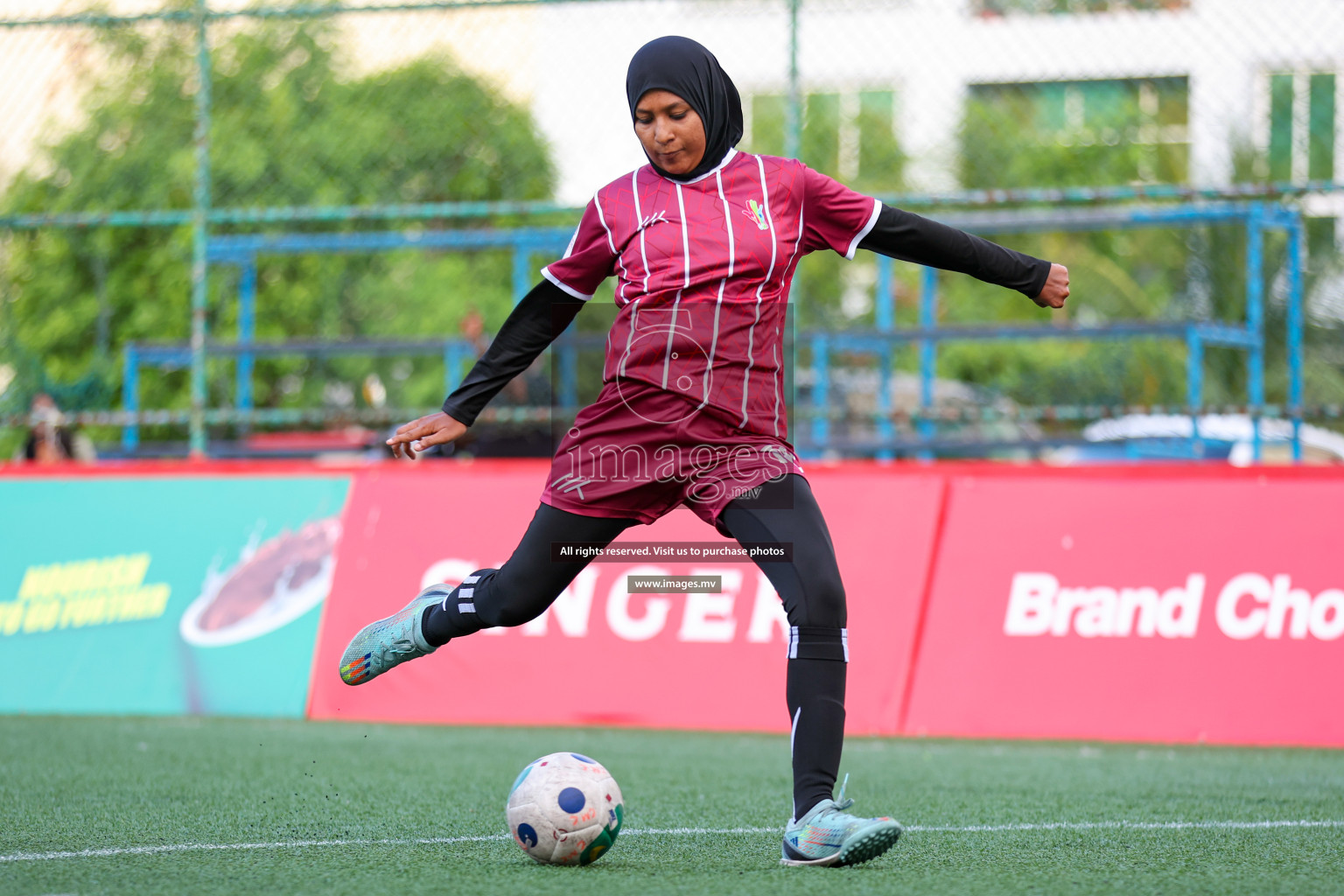 MIRA SC vs Club MYS in 18/30 Futsal Fiesta Classic 2023 held in Hulhumale, Maldives, on Tuesday, 18th July 2023 Photos: Nausham Waheed / images.mv