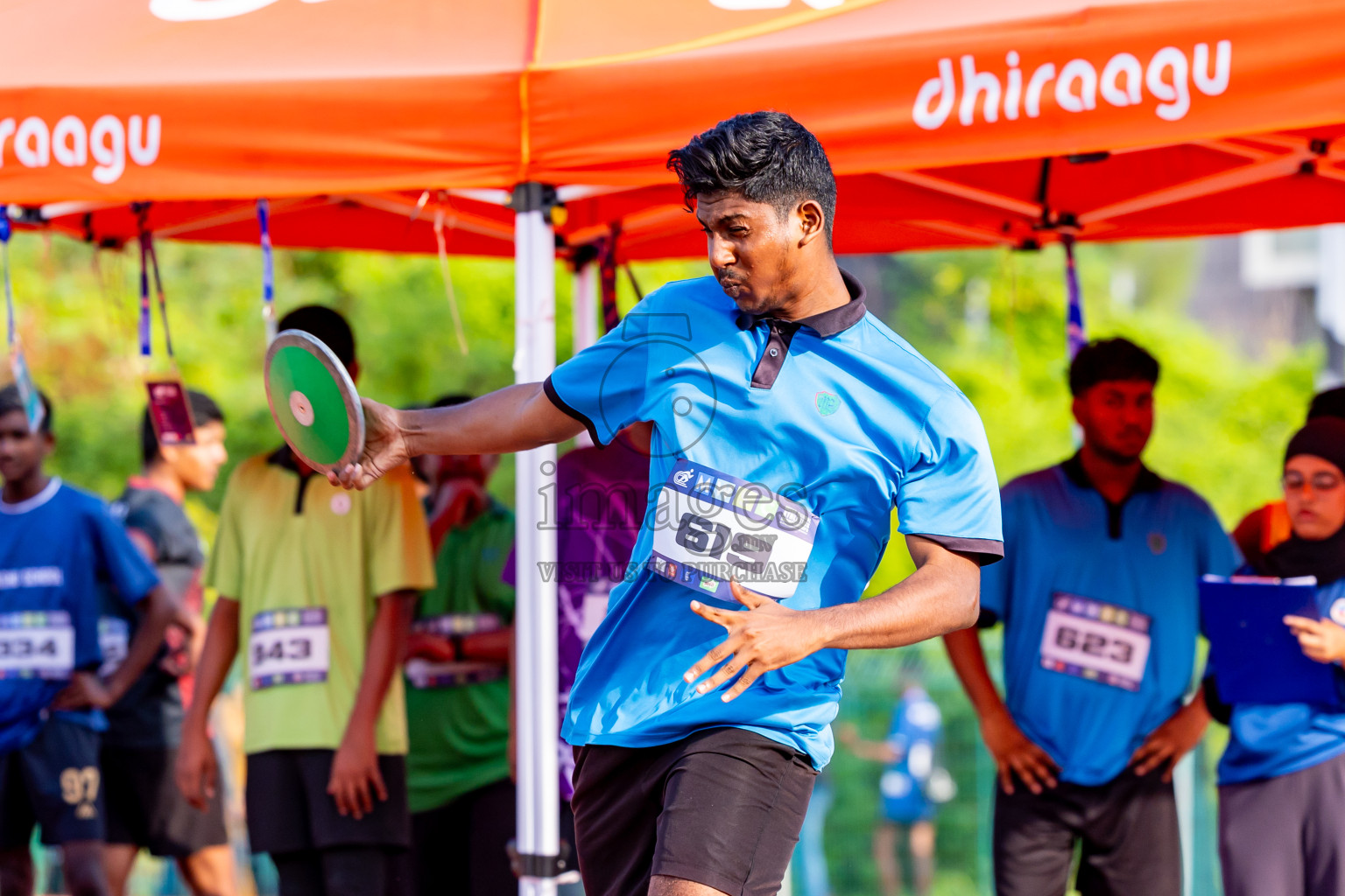 Day 5 of MWSC Interschool Athletics Championships 2024 held in Hulhumale Running Track, Hulhumale, Maldives on Wednesday, 13th November 2024. Photos by: Nausham Waheed / Images.mv