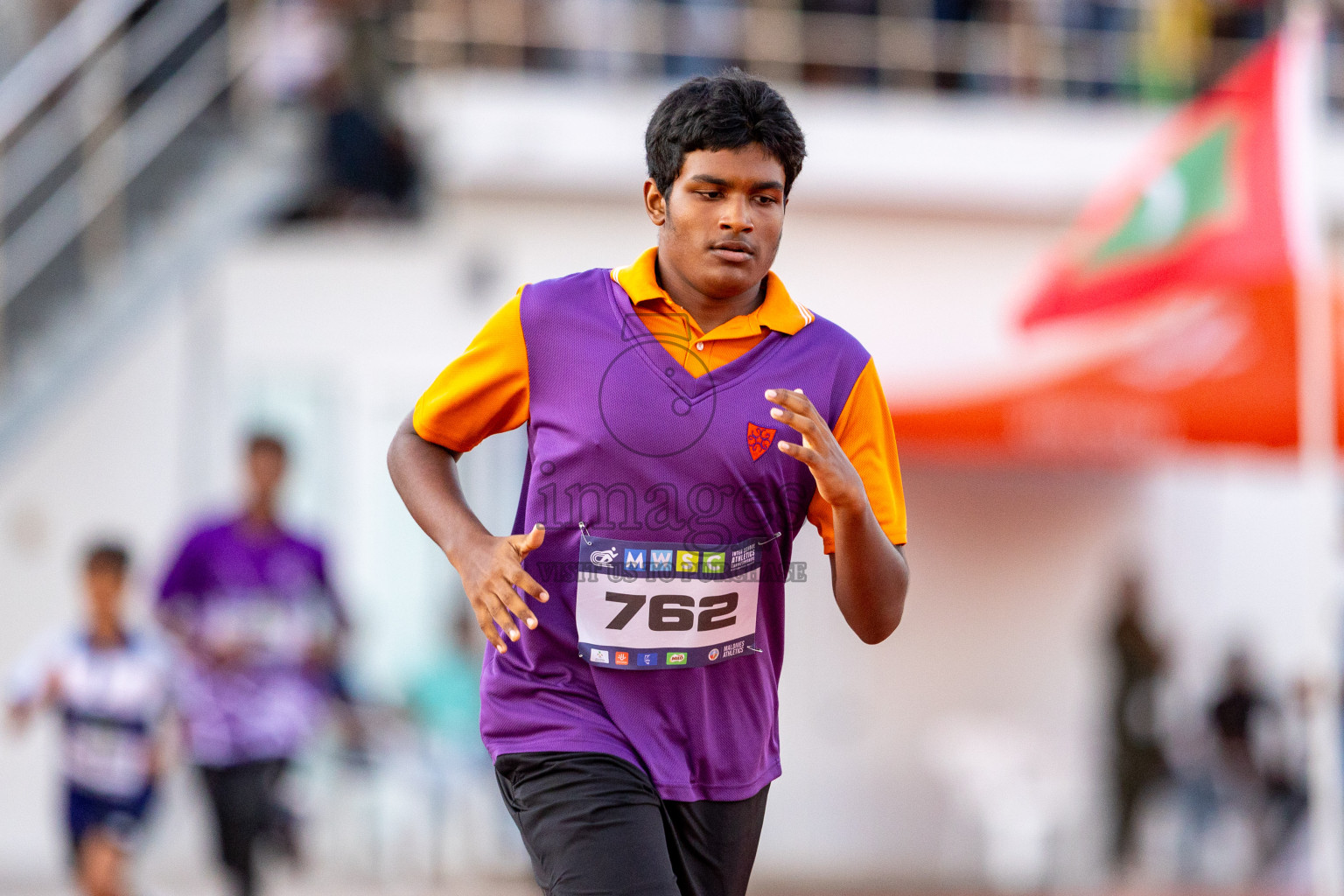 Day 1 of MWSC Interschool Athletics Championships 2024 held in Hulhumale Running Track, Hulhumale, Maldives on Saturday, 9th November 2024. Photos by: Ismail Thoriq / Images.mv