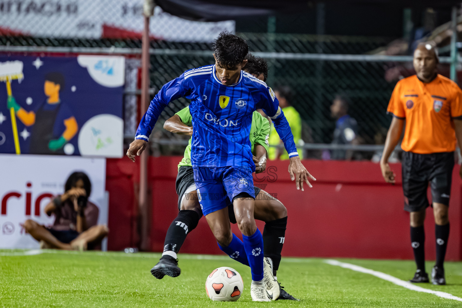 Mylo City SC vs Team Kaashidhoo in Day 1 of Kings Cup of Club Maldives Cup 2025 held in Rehendi Futsal Ground, Hulhumale', Maldives on Saturday, 30th August 2025. Photos: Areef / images.mv