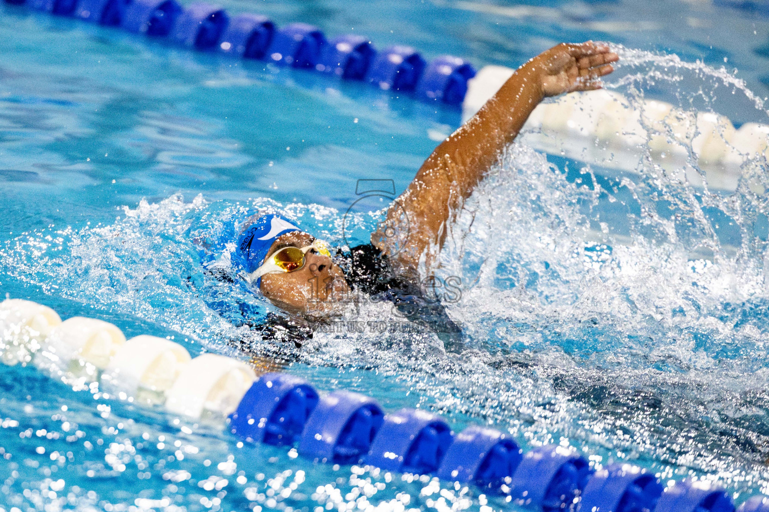 Day 5 of National Swimming Competition 2024 held in Hulhumale', Maldives on Tuesday, 17th December 2024. Photos: Hassan Simah / images.mv