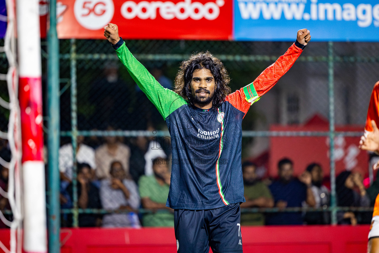 Thaa Hirilandhoo vs L Isdhoo in zone round Day 30 of Golden Futsal Challenge 2025 was held on Monday , 3rd February 2025, in Hulhumale', Maldives. Photos: Nausham Waheed / images.mv
