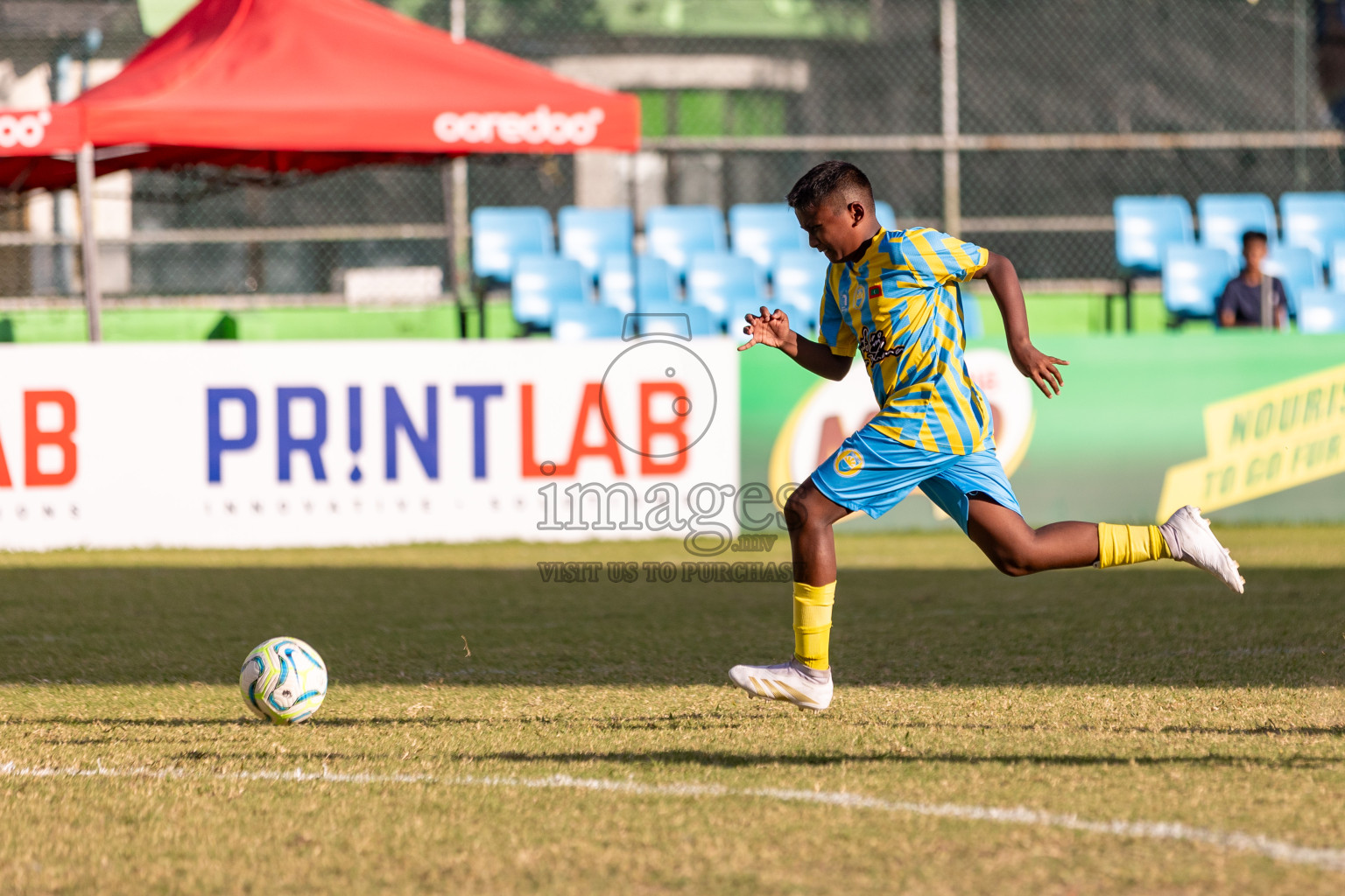 Club Valencia vs Super United Sports (U12) in Day 9 of Dhivehi Youth League 2024 held at Henveiru Stadium on Saturday, 14th December 2024. Photos: Mohamed Mahfooz Moosa / Images.mv