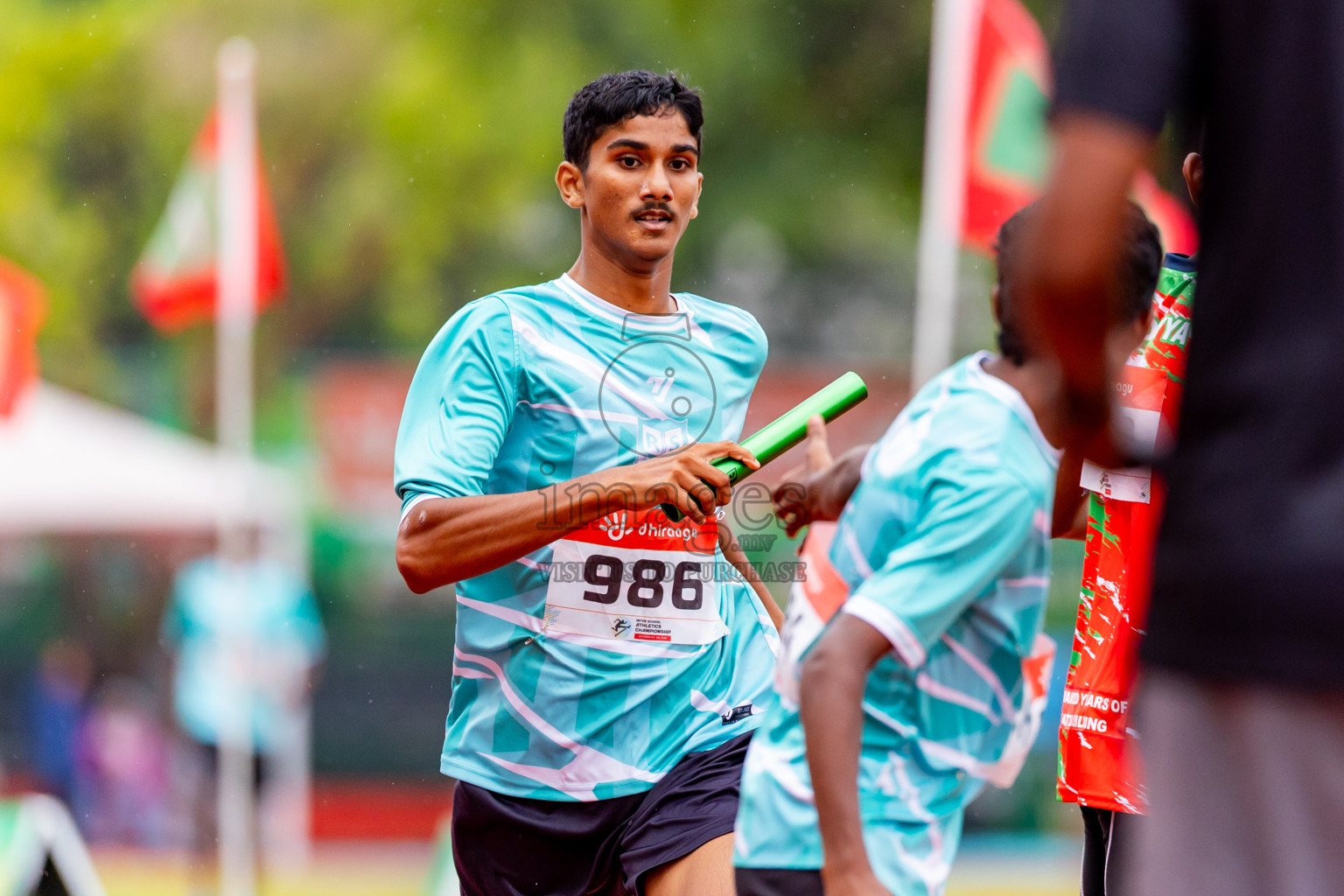 Day 6 of Inter-school Athletics Championship 2025 held in Ekuveni Synthetic Track, Male', Maldives on Sunday, 12th October 2025. Photos by: Nausham Waheed / Images.mv