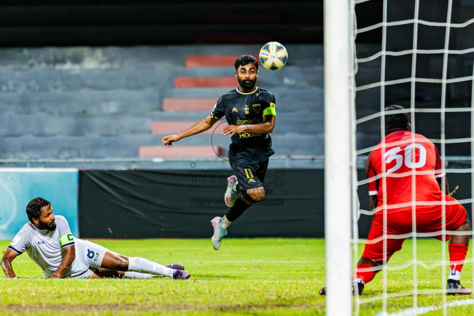 Club Eagles vs Club Green Streets in Dhivehi Premier League 2025/26 held in National Football Stadium, Male', Maldives on Wednesday, 1st September 2025. Photos: Areef Adam / Images.mv