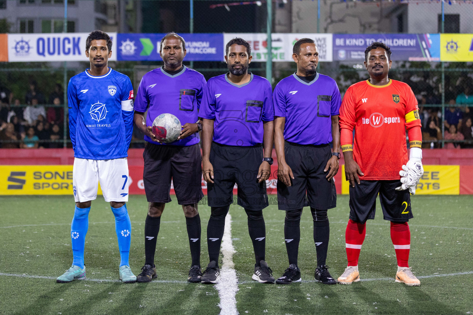 ADh Mandhoo VS ADh Mahibadhoo in Day 12 of Golden Futsal Challenge 2024 was held on Friday, 26th January 2024, in Hulhumale', Maldives Photos: Nausham Waheed / images.mv