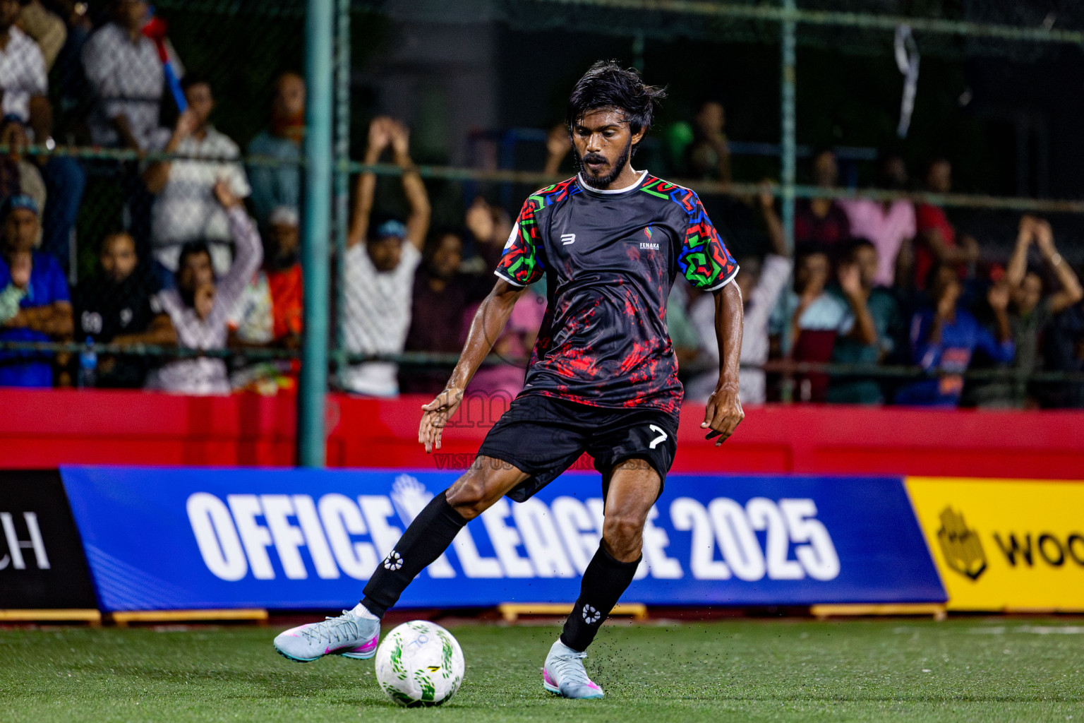 MCLP vs Fenaka in Day 8 of Office League 2025 was held on Wednesday, 23rd April 2025 in Hulhumale', Maldives. Photos: Nausham Waheed  / images.mv