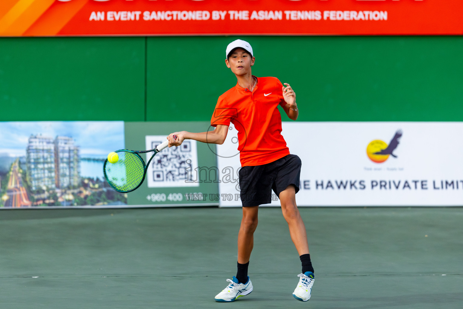 Day 1 of ATF Maldives Junior Open Tennis was held in Male' Tennis Court, Male', Maldives on Monday, 9th December 2024. Photos: Nausham Waheed / images.mv