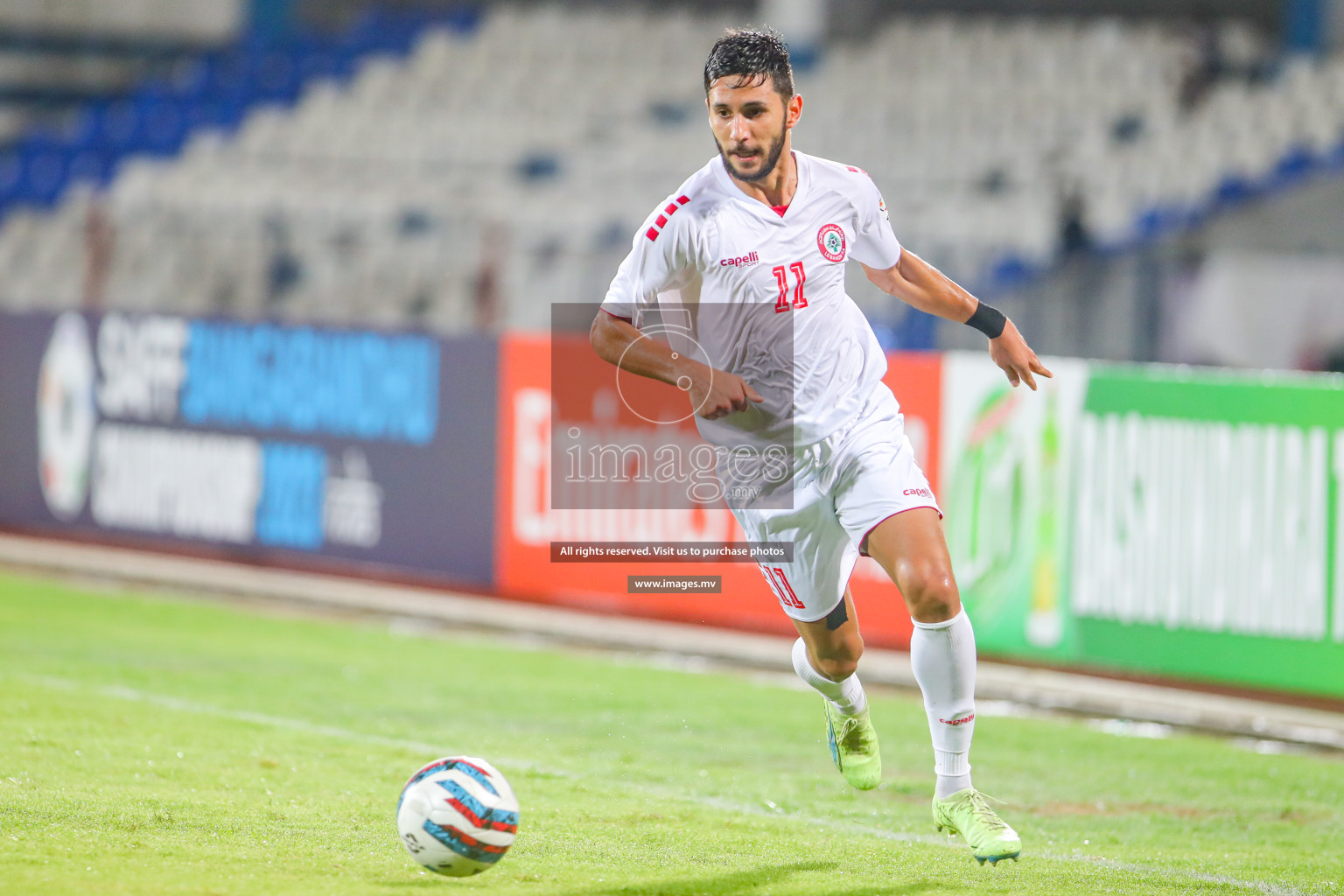 Bhutan vs Lebanon in SAFF Championship 2023 held in Sree Kanteerava Stadium, Bengaluru, India, on Sunday, 25th June 2023. Photos: Nausham Waheed, Hassan Simah / images.mv