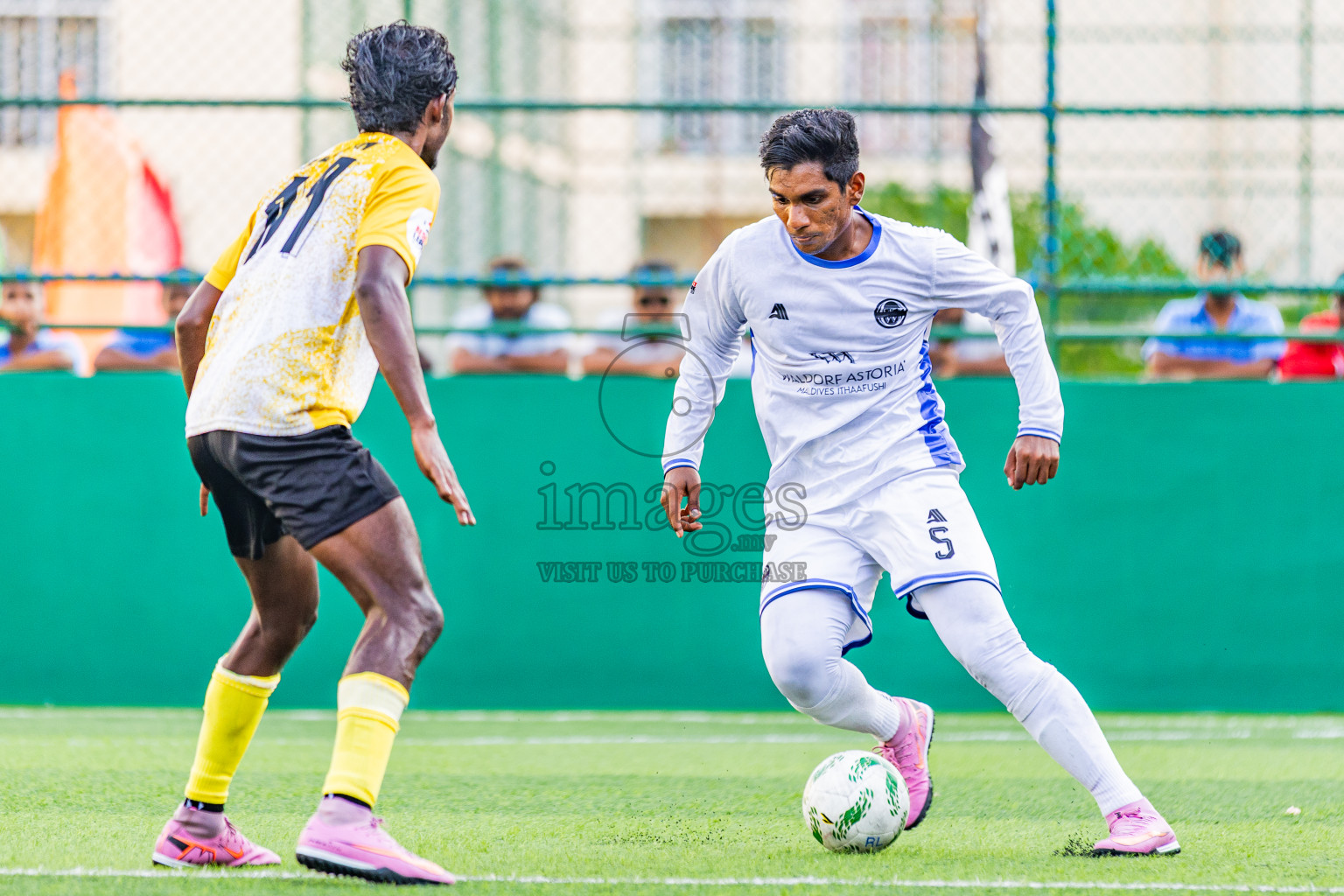 Waldorf Astoria vs Jumeirah Olhaheli in Resort Super League 2025 was held on Sunday, 26th October 2025 in Crossroads's Maldives, Photos: Areef Adam / images.mv
