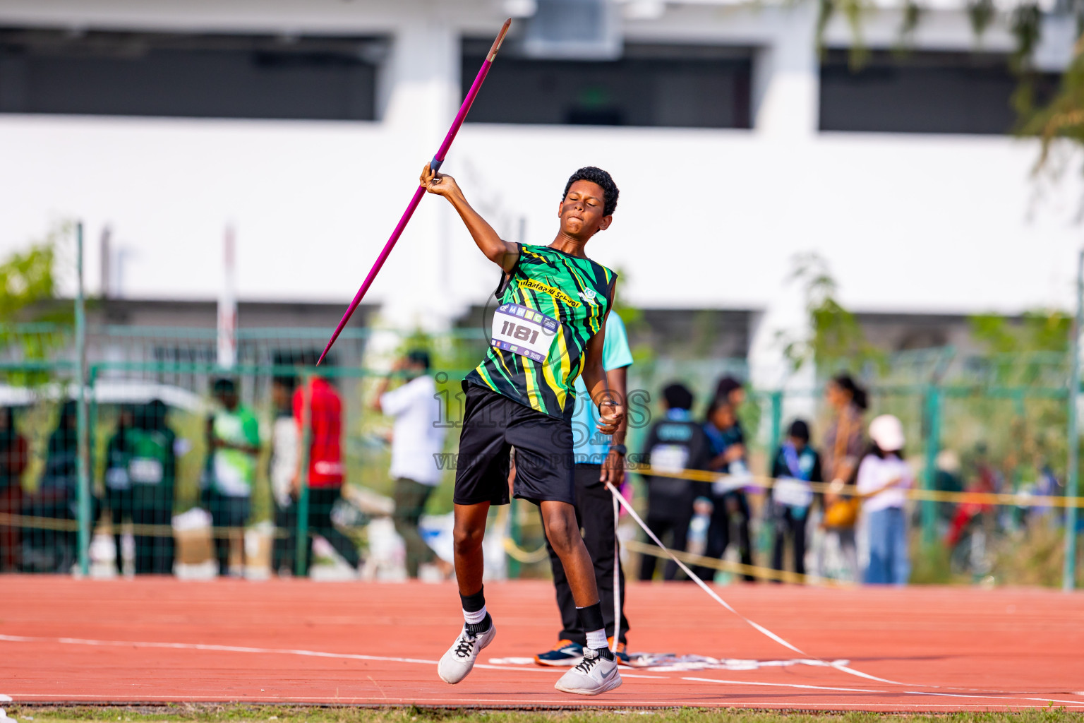 Day 5 of MWSC Interschool Athletics Championships 2024 held in Hulhumale Running Track, Hulhumale, Maldives on Wednesday, 13th November 2024. Photos by: Nausham Waheed / Images.mv