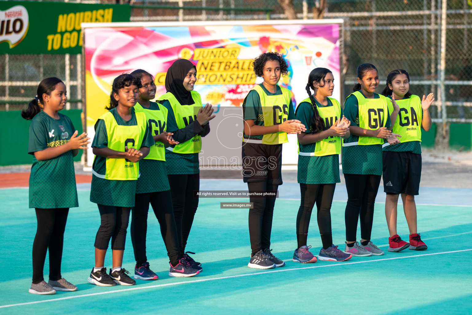 Day 7 of Junior Netball Championship 2022 on 11th March 2022 held in Male', Maldives. Photos by Nausham Waheed & Hassan Simah