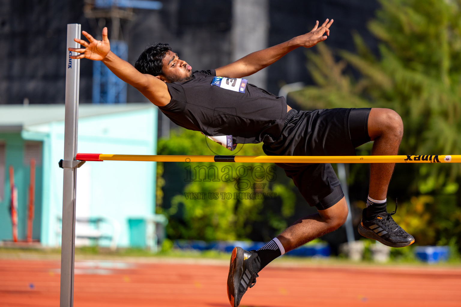 Day 2 of MWSC Interschool Athletics Championships 2024 held in Hulhumale Running Track, Hulhumale, Maldives on Sunday, 10th November 2024. 
Photos by:  Hassan Simah / Images.mv