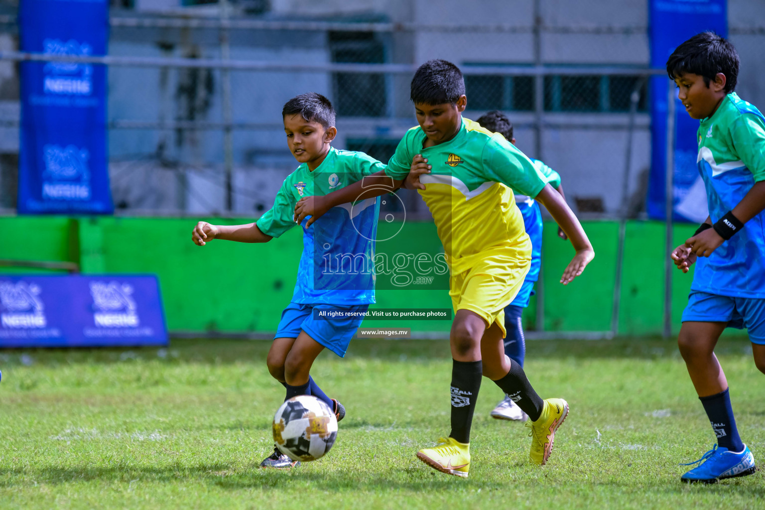 Day 1 of Milo Kids Football Fiesta 2022 was held in Male', Maldives on 19th October 2022. Photos: Nausham Waheed/ images.mv