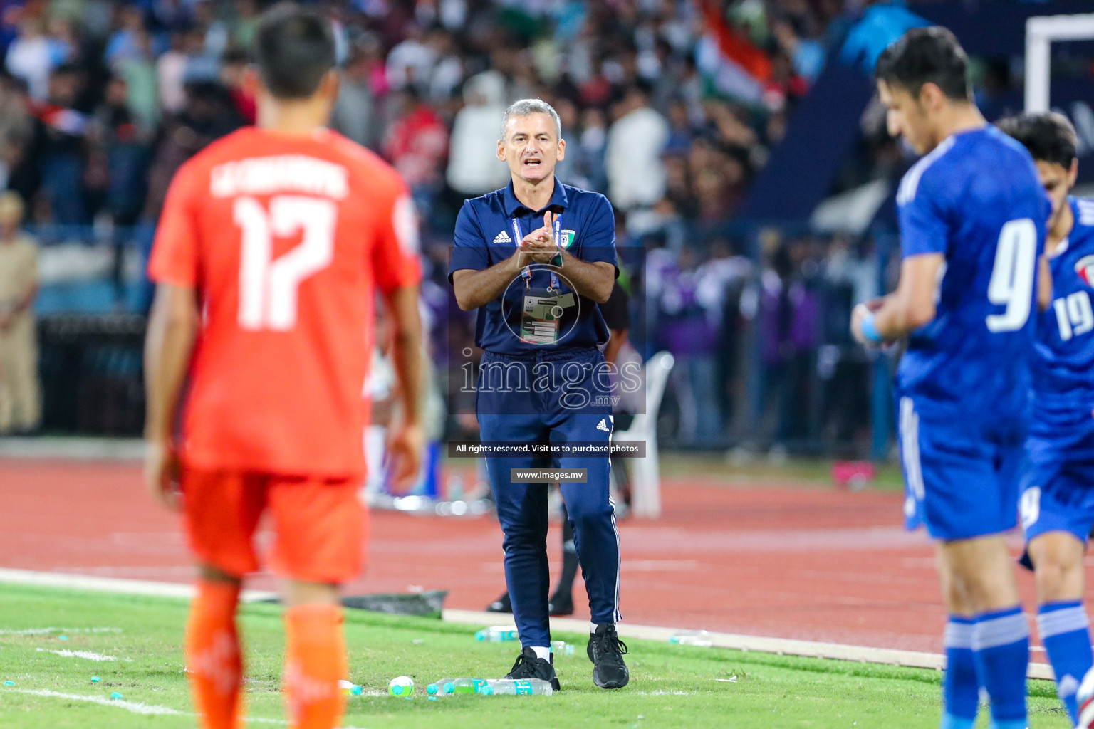 Kuwait vs India in the Final of SAFF Championship 2023 held in Sree Kanteerava Stadium, Bengaluru, India, on Tuesday, 4th July 2023. Photos: Nausham Waheed, Hassan Simah / images.mv