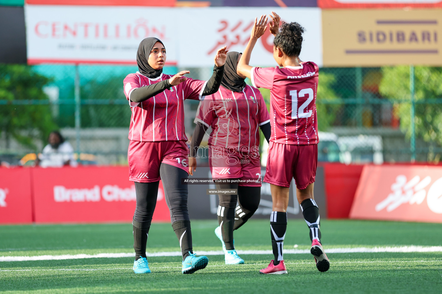 MIRA SC vs Club MYS in 18/30 Futsal Fiesta Classic 2023 held in Hulhumale, Maldives, on Tuesday, 18th July 2023 Photos: Nausham Waheed / images.mv