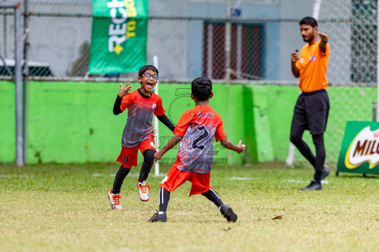 Day 1 of MILO SVAM Juniors 2025 (U-8) was held at Henveiru Stadium in Male', Maldives on Thursday, 26th June 2025. 
Photos: Hassan Simah / images.mv