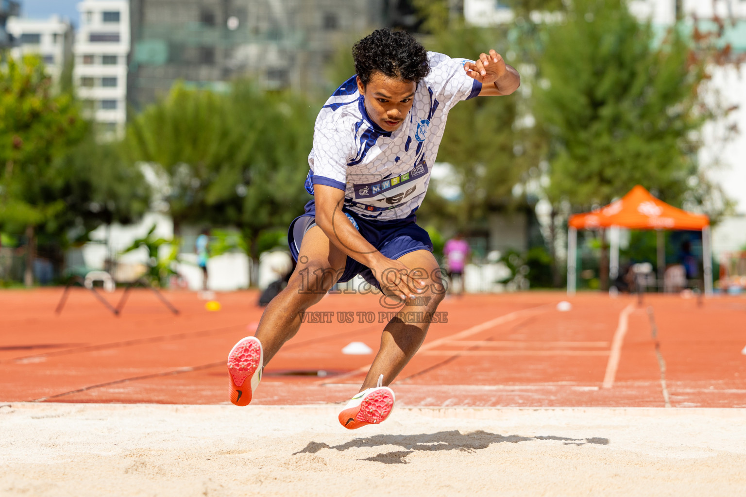 Day 2 of MWSC Interschool Athletics Championships 2024 held in Hulhumale Running Track, Hulhumale, Maldives on Sunday, 10th November 2024. 
Photos by:  Hassan Simah / Images.mv