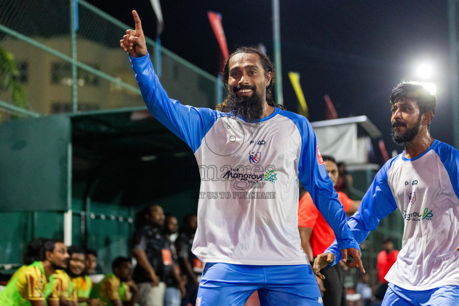 N Kendhikulhudhoo vs N Holhudhoo in Day 18 of Golden Futsal Challenge 2024 was held on Thursday, 1st February 2024, in Hulhumale', Maldives Photos: Nausham Waheed, / images.mv