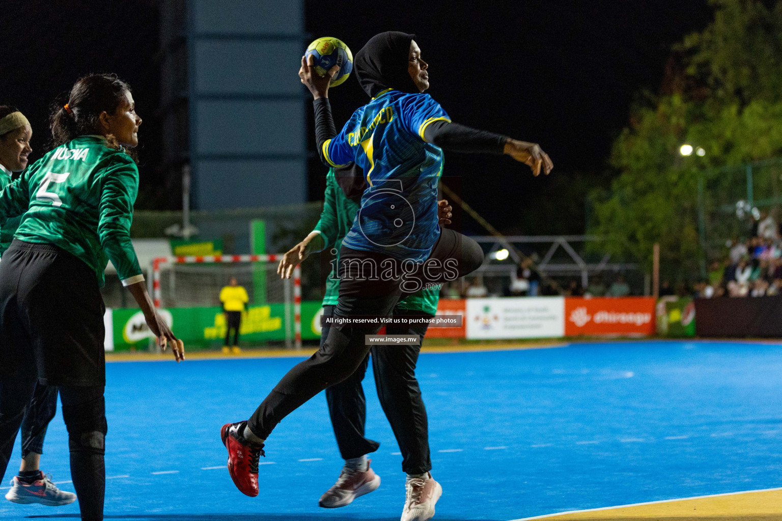 Day 1 of 7th Inter-Office/Company Handball Tournament 2023, held in Handball ground, Male', Maldives on Friday, 16th September 2023 Photos: Nausham Waheed/ Images.mv