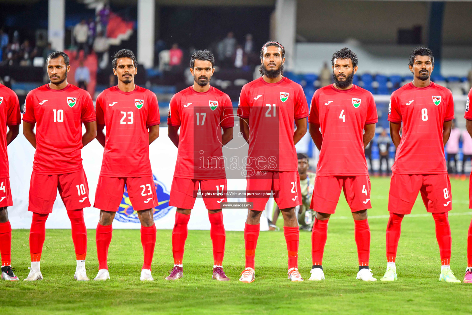 Maldives vs Bhutan in SAFF Championship 2023 held in Sree Kanteerava Stadium, Bengaluru, India, on Wednesday, 22nd June 2023. Photos: Nausham Waheed / images.mv