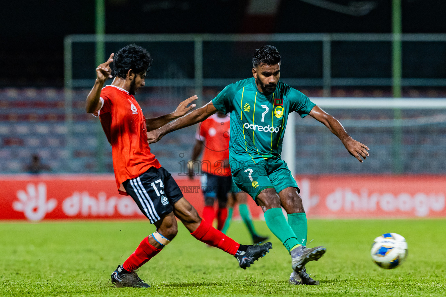 Maziya Sports & Recreation vs TC Sports Club in Dhivehi Premier League 2025/26 held in National Football Stadium, Male', Maldives on Wednesday, 24th September 2025. Photos: Areef Adam / Images.mv