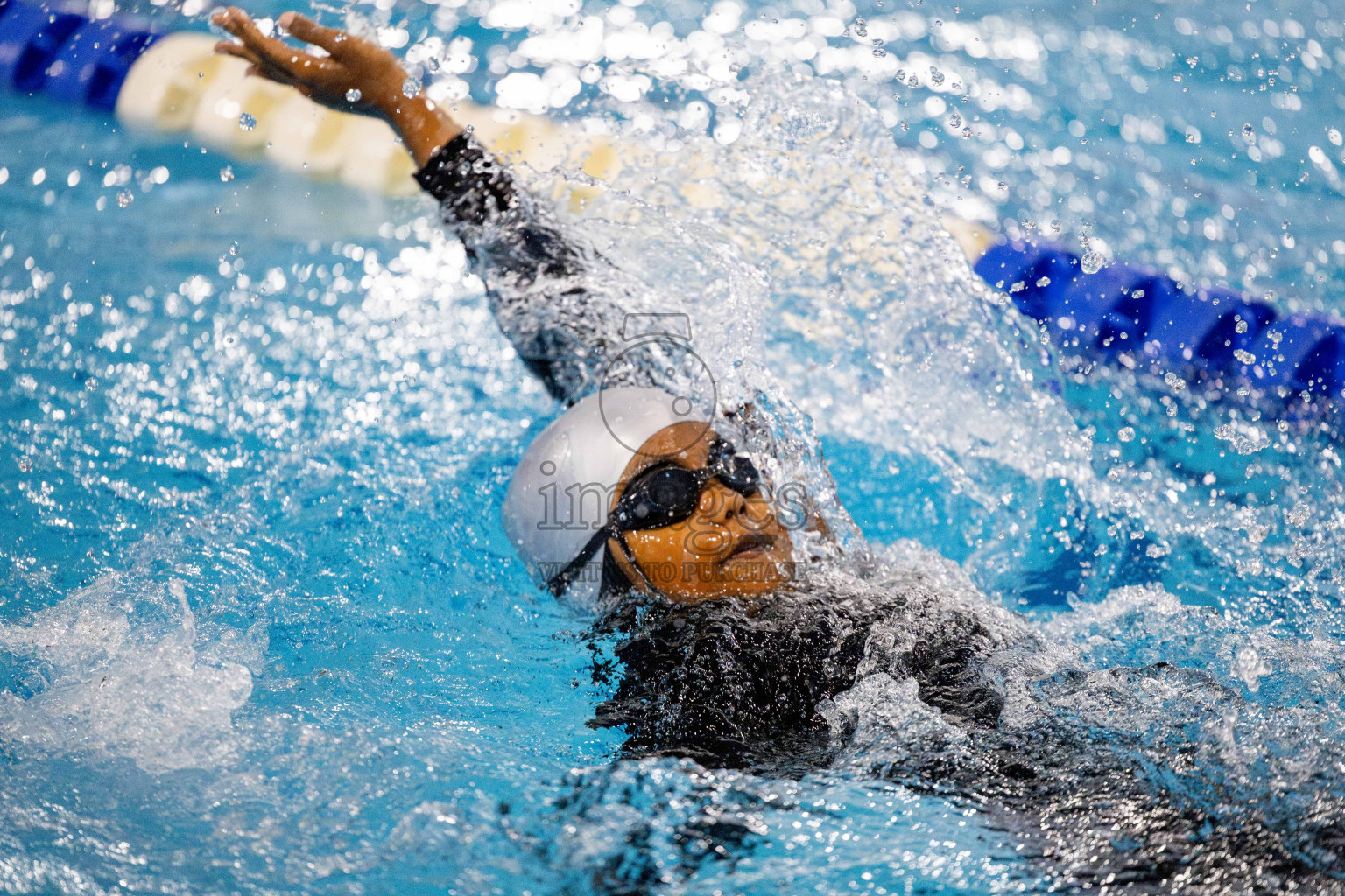 Day 4 of National Swimming Competition 2024 held in Hulhumale', Maldives on Monday, 16th December 2024. 
Photos: Hassan Simah / images.mv