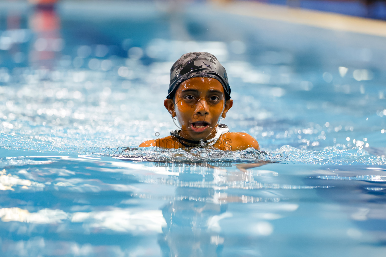 Day 4 of BML 6th National Kids Swimming Kids Festival 2025 held in Hulhumale', Maldives on Thursday, 6th November 2024. 
Photos: Hassan Simah / images.mv