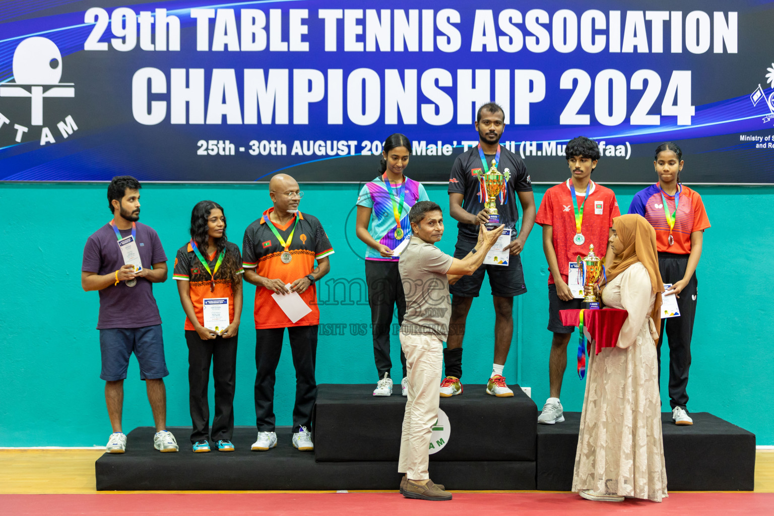 29th Table Tennis Association Championship 2024, 30th August 2024 at Male'TT Hall,Photos by Shuu Abdul Sattar