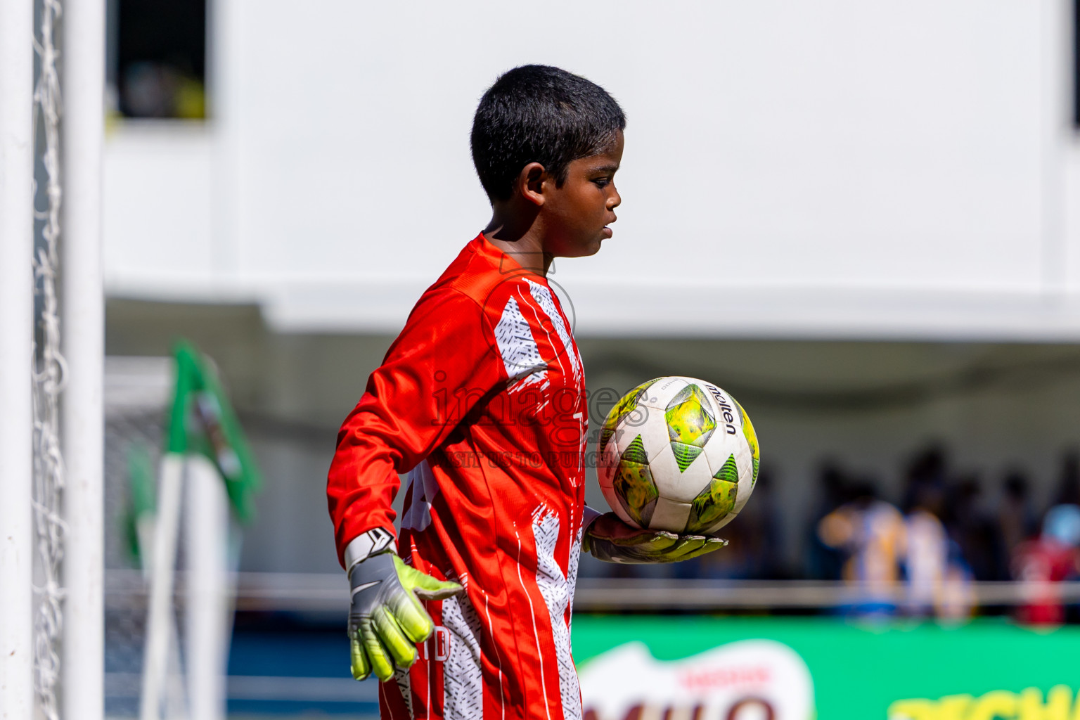 Day 2 of MILO Academy Championship 2025 (U-12) was held at Henveiru Stadium in Male', Maldives on Friday, 2nd May 2025. Photos: Nausham Waheed  / images.mv