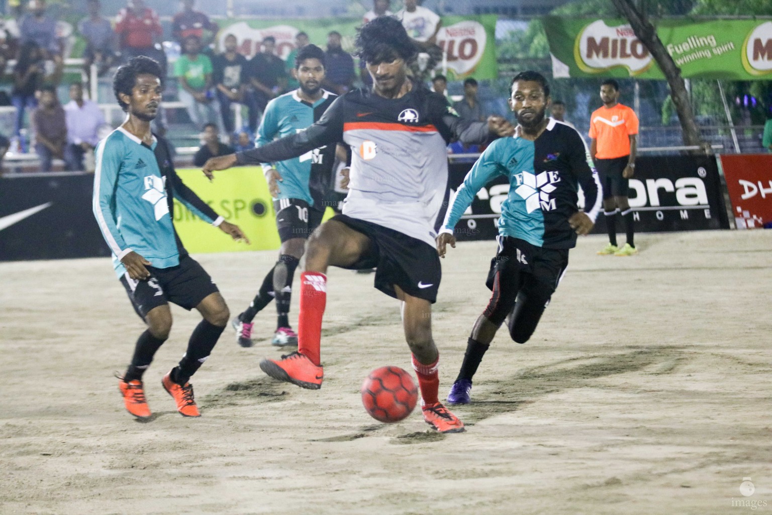 Day 10 of Milo Club Maldives Cup Futsal Tournaments matches in Male', Maldives, Monday, April. 04, 2016.(Images.mv Photo/ Hussain Sinan).