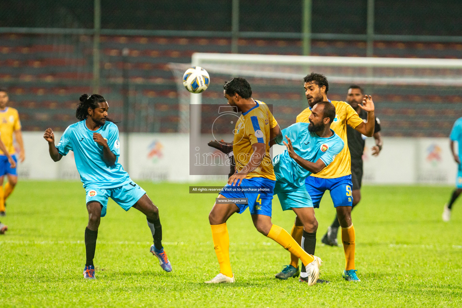 Club Valencia vs United Victory in the President's Cup 2021/2022 held in Male', Maldives on 19 December 2021