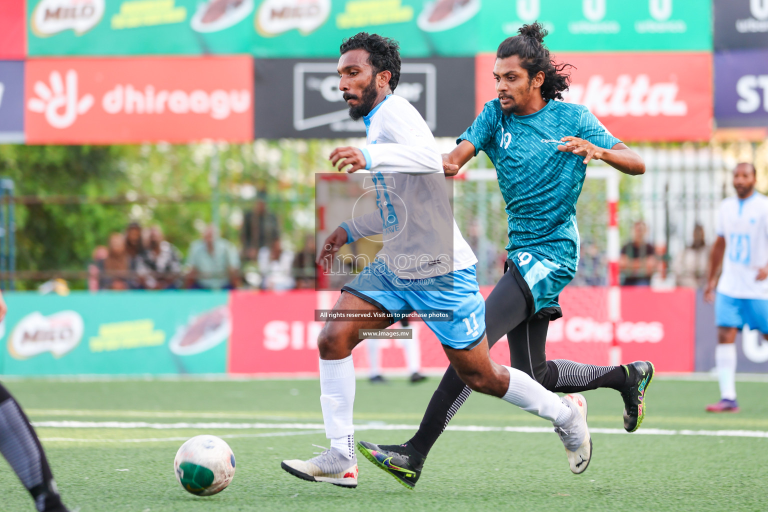 Club AVSEC vs Crossroads Maldives in Club Maldives Cup 2023 held in Hulhumale, Maldives, on Monday, 24th July 2023 Photos: Nausham Waheed/ images.mv