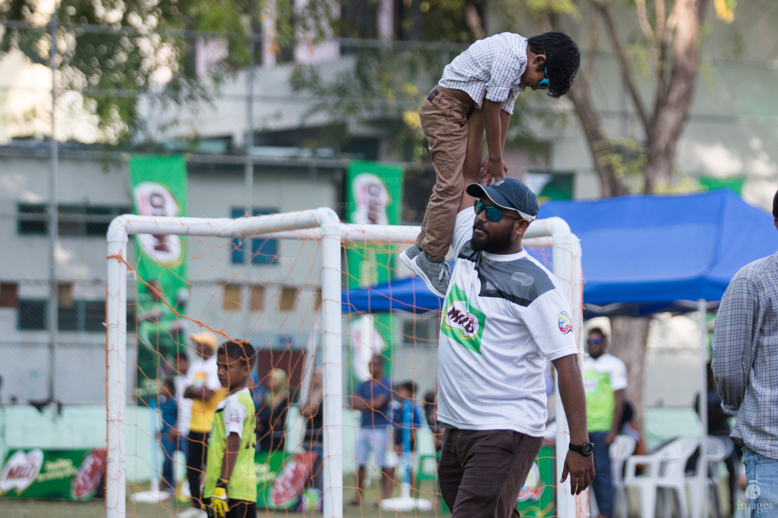 Day 3 of MILO Kids Football Fiesta in Henveiru Grounds in Male', Maldives, Friday, February 22nd 2019 (Images.mv Photo / Suadh Abdul Sattar)