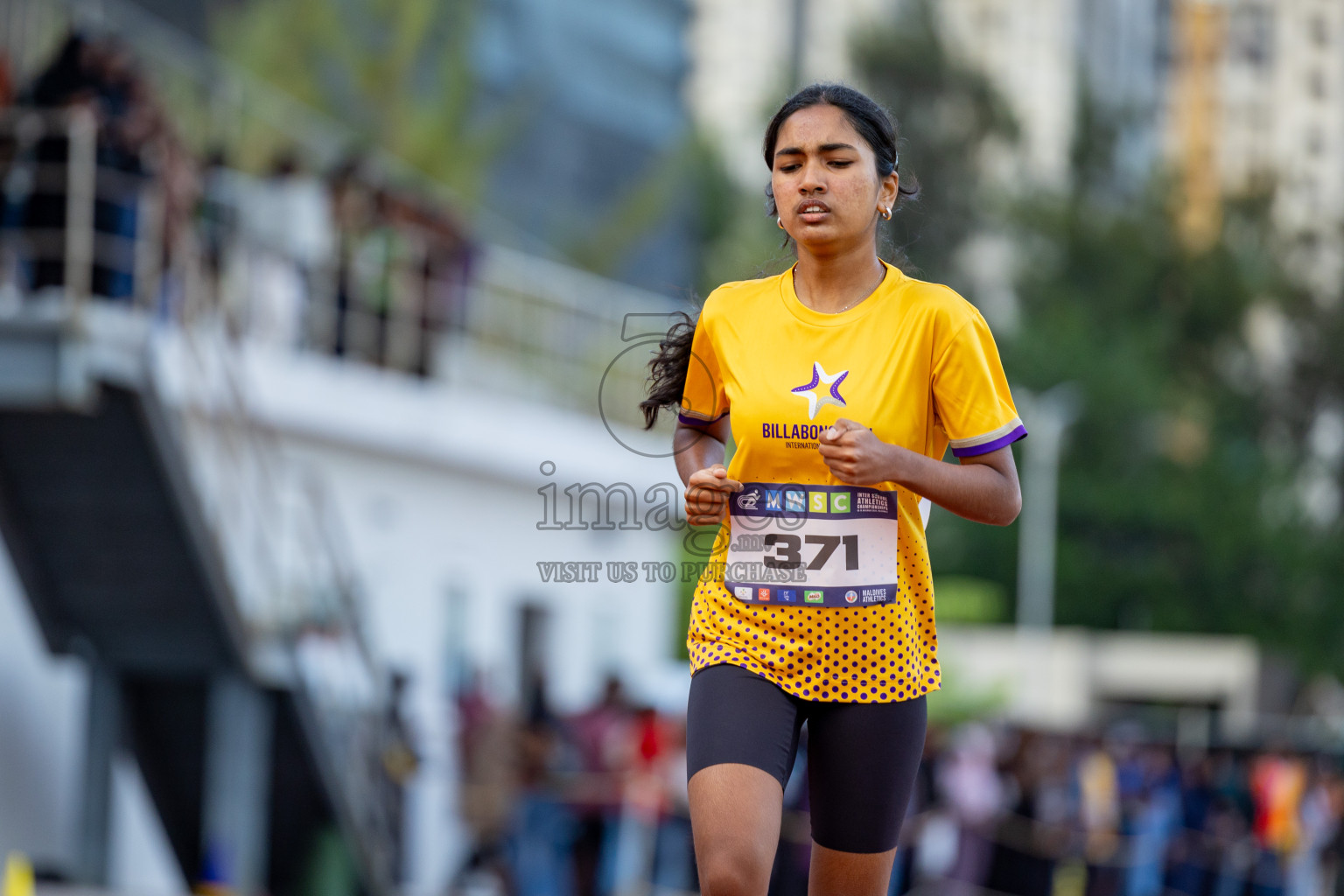 Day 2 of MWSC Interschool Athletics Championships 2024 held in Hulhumale Running Track, Hulhumale, Maldives on Sunday, 10th November 2024. 
Photos by: Hassan Simah / Images.mv