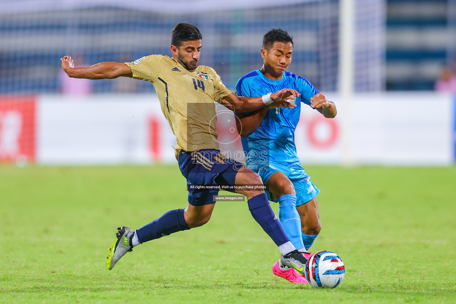 India vs Kuwait in SAFF Championship 2023 held in Sree Kanteerava Stadium, Bengaluru, India, on Tuesday, 27th June 2023. Photos: Nausham Waheed/ images.mv