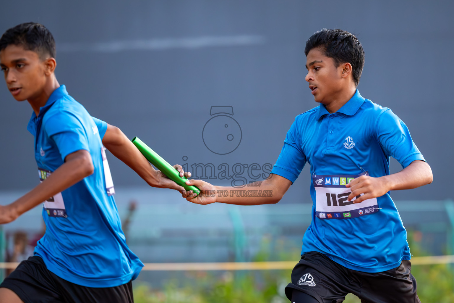 Day 4 of MWSC Interschool Athletics Championships 2024 held in Hulhumale Running Track, Hulhumale, Maldives on Tuesday, 12th November 2024. Photos by: Ismail Thoriq / Images.mv