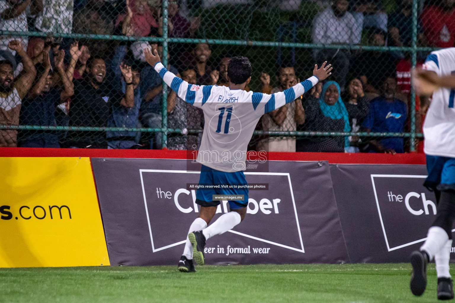 Club AVSEC vs TEAM DJA in Club Maldives Cup 2022 was held in Hulhumale', Maldives on Sunday, 9th October 2022. Photos: Hassan Simah / images.mv