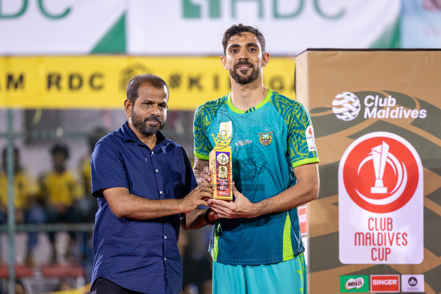 WAMCO vs RRC in the Final of Club Maldives Cup 2024 was held in Rehendi Futsal Ground, Hulhumale', Maldives on Friday, 18th October 2024. Photos: Ismail Thoriq / images.mv