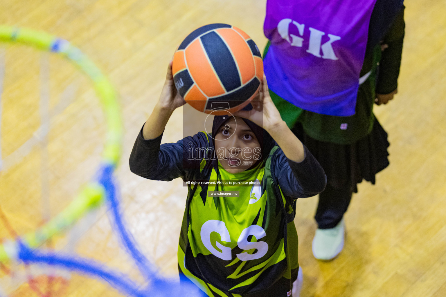 Day2 of 24th Interschool Netball Tournament 2023 was held in Social Center, Male', Maldives on 28th October 2023. Photos: Nausham Waheed / images.mv