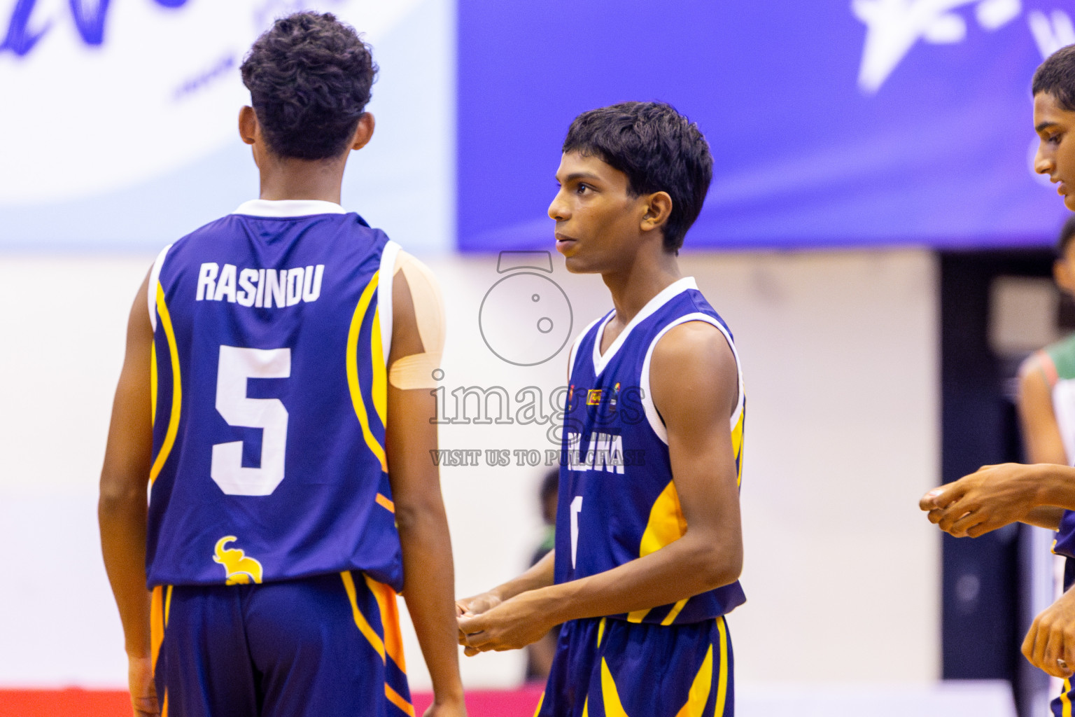 Sri Lanka vs Bangladesh in Day 2 of Under 16 Asian Cup SABA Qualifiers 2025 was held in Social Center, Male', Maldives on Friday, 13th June 2025. Photos: Nausham Waheed / images.mv