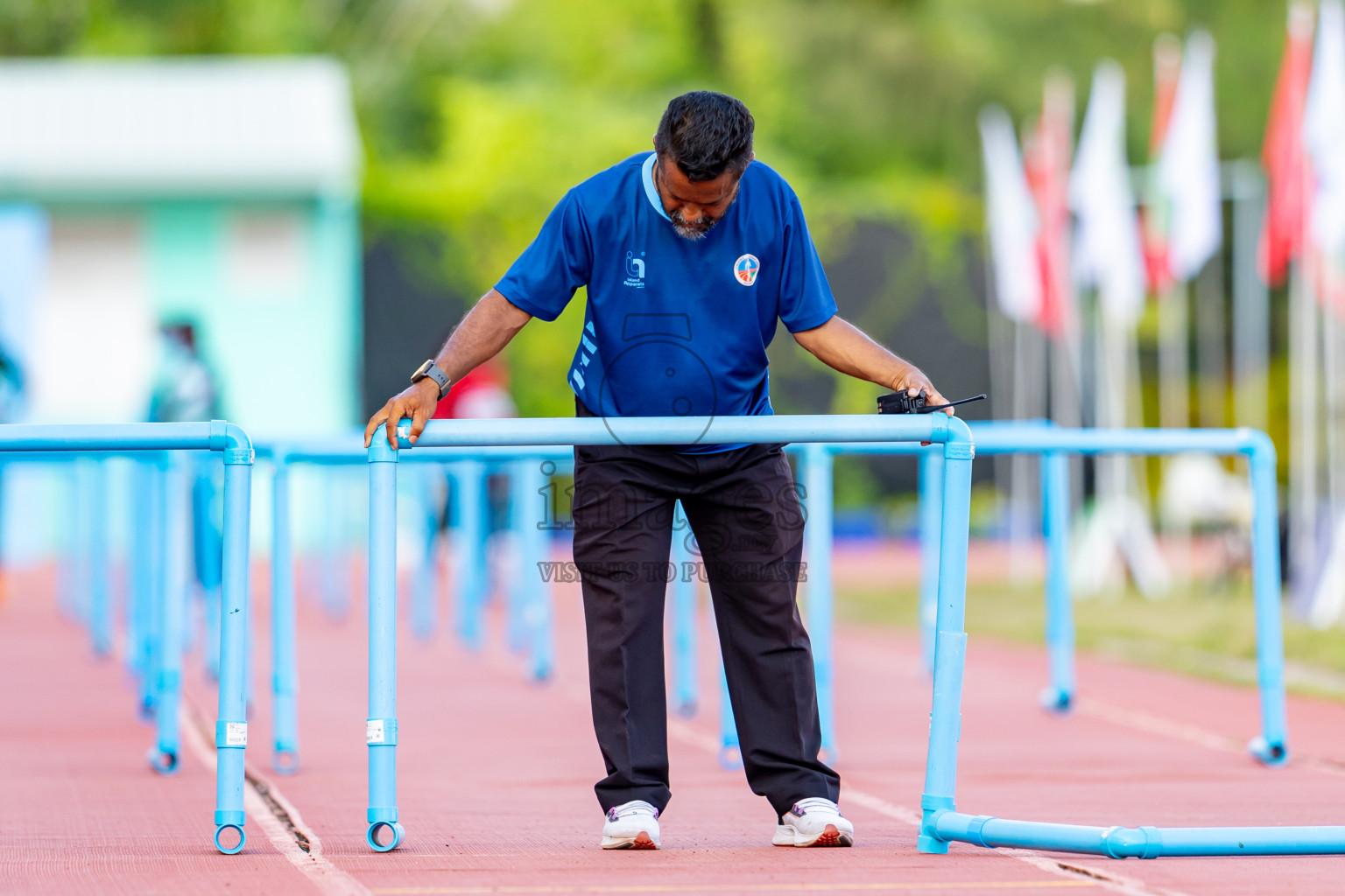 Day 4 of MWSC Interschool Athletics Championships 2024 held in Hulhumale Running Track, Hulhumale, Maldives on Tuesday, 12th November 2024. Photos by: Nausham Waheed / Images.mv