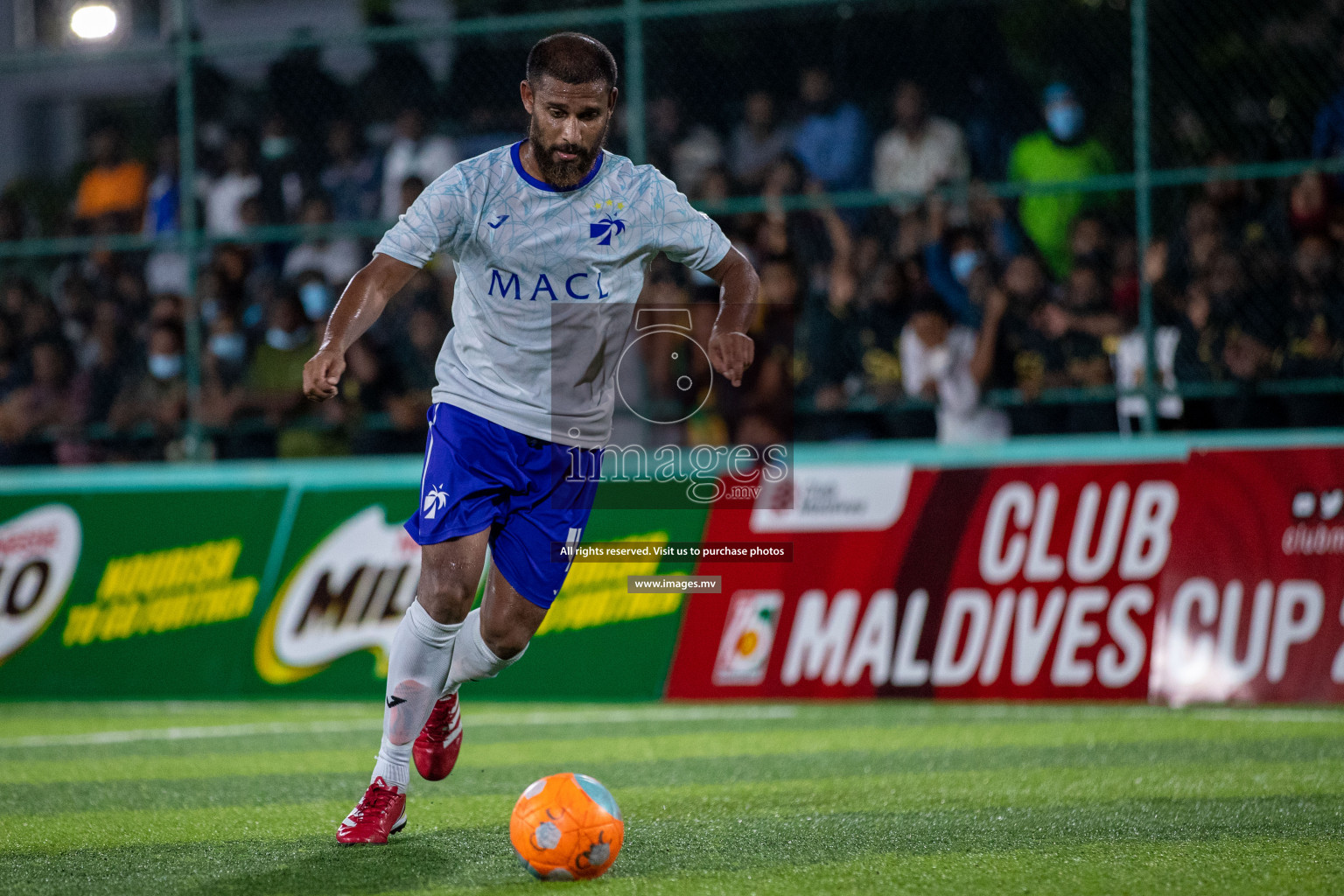 Prison Club vs MACL in the Quarter Finals of Club Maldives 2021 held at Hulhumale;, on 12th December 2021 Photos: Ismail Thoriq / images.mv