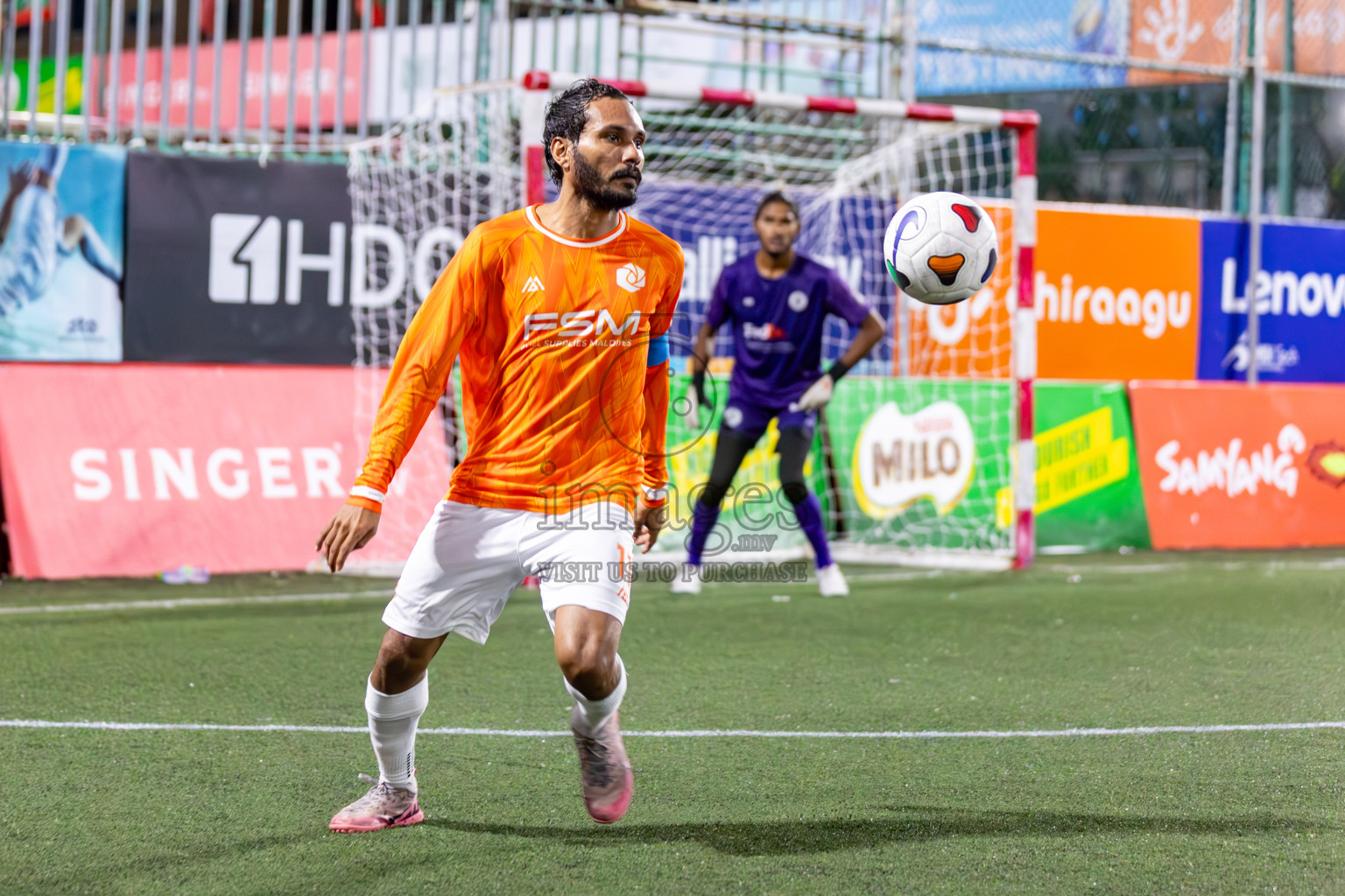 TEAM FSM vs CLUB TTS in Club Maldives Cup 2024 held in Rehendi Futsal Ground, Hulhumale', Maldives on Tuesday, 1st October 2024. Photos: Hassan Simah / images.mv