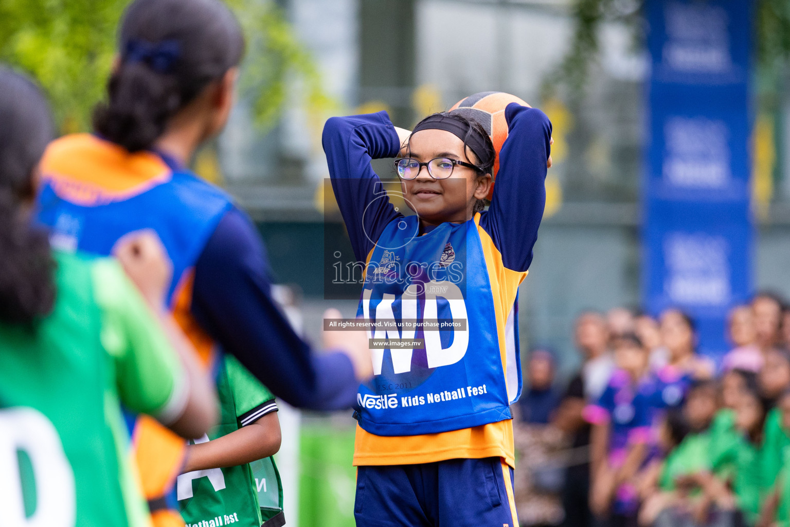 Day 2 of Nestle' Kids Netball Fiesta 2023 held in Henveyru Stadium, Male', Maldives on Thursday, 1st December 2023. Photos by Nausham Waheed / Images.mv